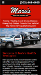 Mobile Screenshot of marvsqualitytowing.com